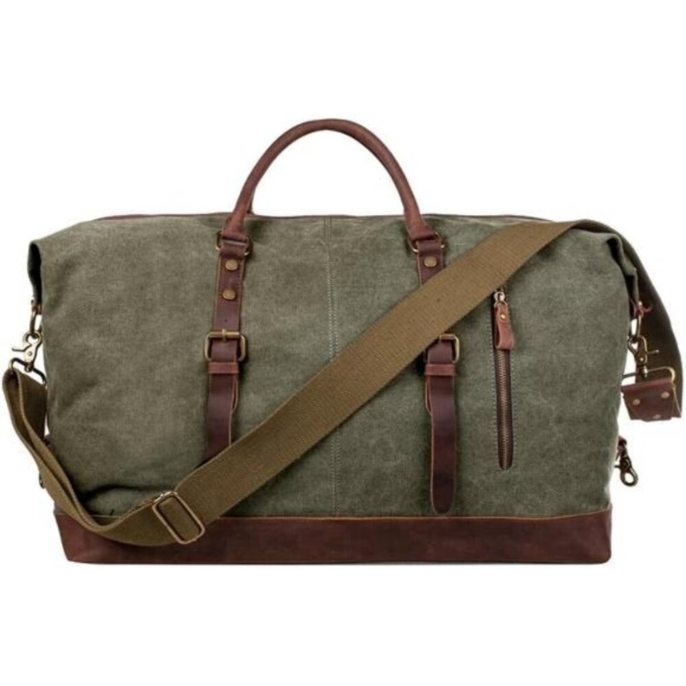 Canvas Duffel Bag for Men - Picture 2 of 7